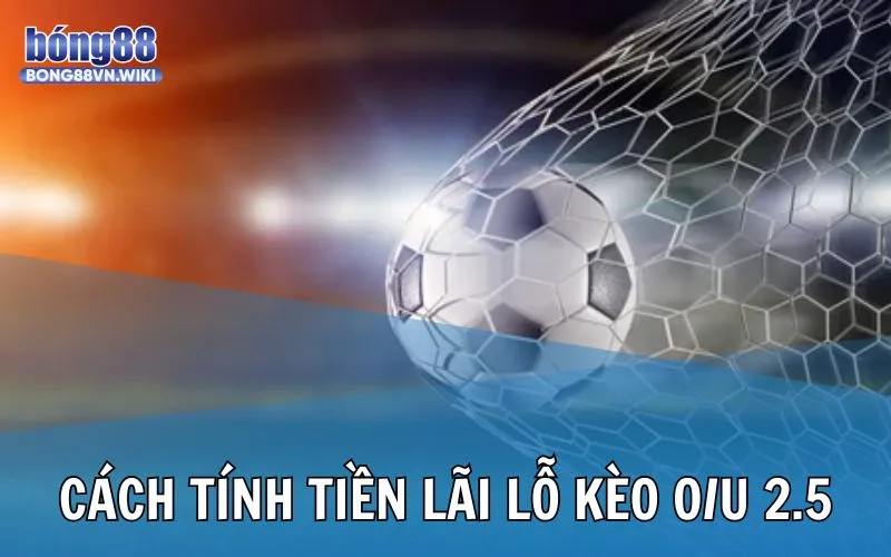 Cách tính tiền thắng thua khi cá độ O/U 2.5